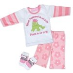 Mud Pie Baby Stays in the Crib Play Set