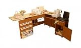 Arrow 98400 Betty Sewing & Serger Center - oak finish