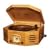 Crosley Broadcaster - Audio system - radio / cassette / turntable - oak