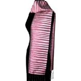 Silk shawl, 'Hypnotic Red'