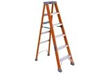 8' Fiberglass Step Ladder - 300 Lb Capacity