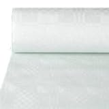 Papiertischtuch mit Damastprägung 100 m x 1 m weiss