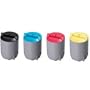 PREMIUM COMPATIBLE 4-Color Toner Cartridge, CLP-3004PK. The Generic CLP300 4 pack (Black, Cyan, Magenta, Yellow) toner is compatible with Samsung CLP-300, CLP-300N printers.