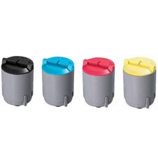 PREMIUM COMPATIBLE 4-Color Toner Cartridge, CLP-3004PK. The Generic CLP300 4 pack (Black, Cyan, Magenta, Yellow) toner is compatible with Samsung CLP-300, CLP-300N printers.