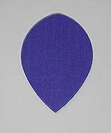 4 sets Blue Nylon Pear flights - Cloth, Fabric, Ripstop