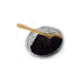 Charleston Seafood Black Lumpfish Caviar, 4-Ounce Box