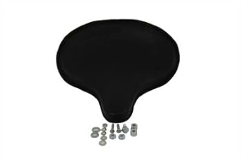 Motorcycle OE Black Leather Solo Seat