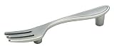 Amerock BP9332-G10 3-Inch Center to Center Utensil z Pull Fork, Satin Nickel