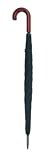 Mens HUNTSMAN Wood Hook handle Walking Umbrella