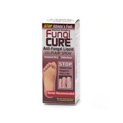 FungiCure Anti-Fungal Liquid Pump Spray, Odorless For Athletes Foot - 63 Ml by FungiCure