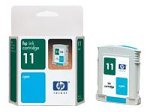 HP Hewlett Packard 11 - ink inkjet cartridge cyan blue C4836A