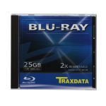 5 Pack Of Traxdata Re writable 25gb Blu ray Disc In Jewel Case 2x Speed exclusively Sold By Techgear