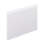 IMAGE OF Pendaflex 99376 Self-adhesive vinyl pockets, clear front/white backing, 4w x 6h, 100/box