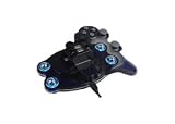1 X 4 Blue Light Controller Charge Station for PS3 Joystick