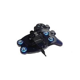 1 X 4 Blue Light Controller Charge Station for PS3 Joystick