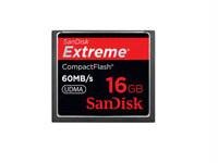 SanDisk 16GB 60MB/s Extreme Compact Flash Card SDCFX-016G-A61   US Retail Package