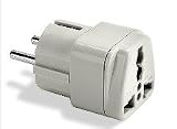 FRANZUS ADAPTOR PLUG CLAM EUROPE MID EAST AFRICA ASIA