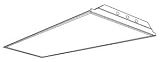 General 00564 JT824-432G-FSA12-4EB8LHUNV 4L 2x4 T8 TROFFER COLUM
Commercial Ceiling Light Fixture