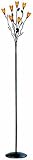 Bouquet Floor Lamp With Amber Glass Shades