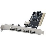 Sabrent SBT-ALI5Y 5 Port Hi-Speed USB 2.0 PCI Hi Speed Card Adapter by Sabrent