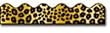 BORDER LEOPARD PRINT SCALLOPED