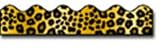 BORDER LEOPARD PRINT SCALLOPED