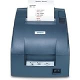 TM-U220B, Impact, two-color printing, 6 lps, Serial interface, Auto-cutter & power supply, Dark gray