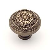 St. Georges 1402WB 1-1/2 Knob Weathered Brass