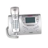 Timex T-489S Talking Caller ID Silver Clock Radio Phone