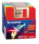 Fujifilm 3.5in. High Density Floppy Disk - IBM Formatted (25-Pack, Assorted Colors)