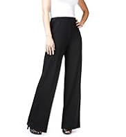 Petite Wide Leg Stretch Jersey Trousers