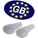 Gb euro sticker + Headlamp beam deflectors converters..