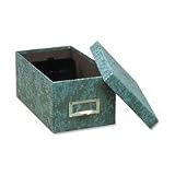 Globe-Weis Index Card Storage Box, 4x6 Inches, Green, (94 GRE)