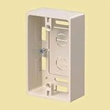 未来工業 プラモール用 モール用スイッチボックス(ケーブル配線用露出スイッチボックス) 1ケ用 カベ白 MSB-1W
