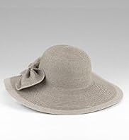 Wide Brim Large Bow Floppy Hat