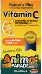 Nature's Plus - Animal Parade Vit C-Orange, 250 mg, 90 chewable tablets