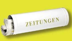 BURG ZEITUNGS- ROLLE WEISS 800