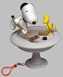 Peanuts Snoopy and Woodstock Windup Key Chain by Basic Fun