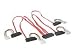 Dun Cheng - Serial Attached SCSI (SAS) internal cable - 4-Lane - 32 pin 4i MultiLane - 4 pin internal power, 29 pin internal SAS (SFF-8482) - 3.3 ft