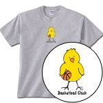 Basketball Chick Short Sleeve T-Shirt-Adult - Shirts