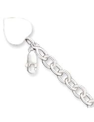 Sterling Silver Fancy Link Bracelet QG1476-7.25"
