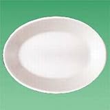 Bright White Porcelana, Platter 11-3/4'' 1 Dozen per case, 12/CS