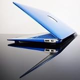 TopCase BLUE Crystal See Thru Hard Case Cover for NEW Macbook Air 11-inch 11 (A1370/Late 2010) with TopCase Mouse Pad