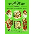 Old-Time Santa Claus Stickers: 24 Full-Color Pressure-Sensitive Designs