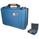 Porta Brace Safeguard Waterproof Large Field Production Vault, Camcorder Hard Case with Pick & Pluck Interior Foam - Color Blue