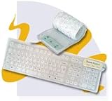 Adesso Foldable, Spill-Resistant Blue USB Keyboard ( FOLD-3000 )