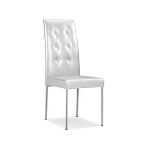 Zuo Tuft Dining Chair, Silver, set of 4