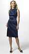 ADRIANNA PAPELL BELTED CHEMISE DRESS