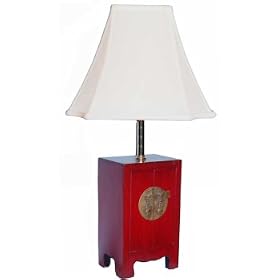 Ningbo Wedding Cabinet Table Lamp - Red