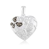 925 Sterling Silver 0.043ct Diamond Pendant